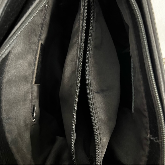 Borse In Pelle Made in Italy Black Leather Handbag - Picture 5 of 8